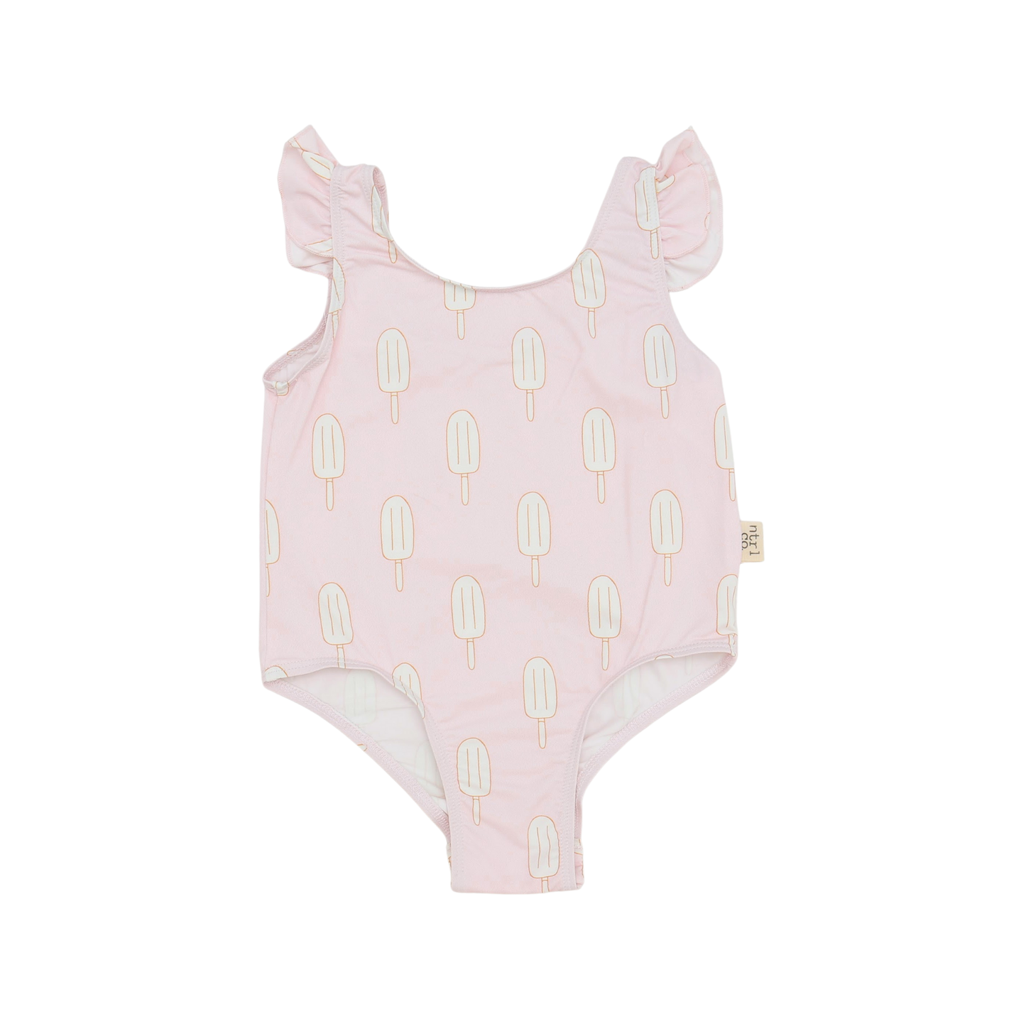 Tropical Splash Ruffled Sleeve One-Piece Swim | Seaside Sweets