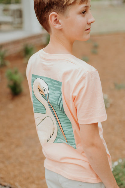 Boys Pelican SS Graphic Tee