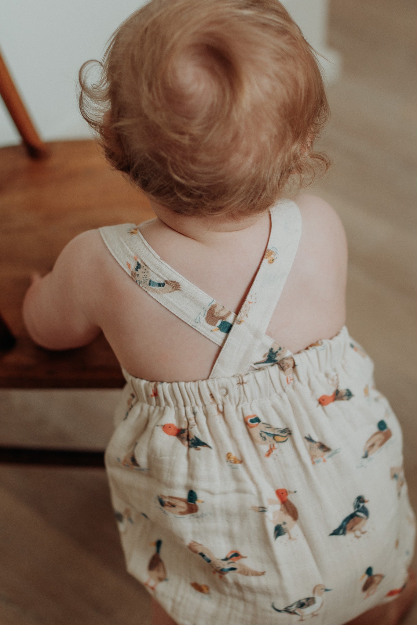 Ducks - Muslin Retro Sunsuit