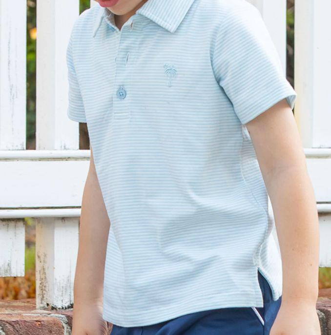Sky Stripe Polo