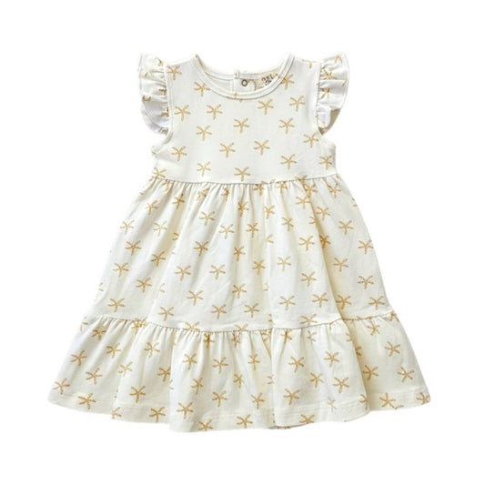 Barefoot Breeze – Ruffle Sleeve Dress | Starfish Tide